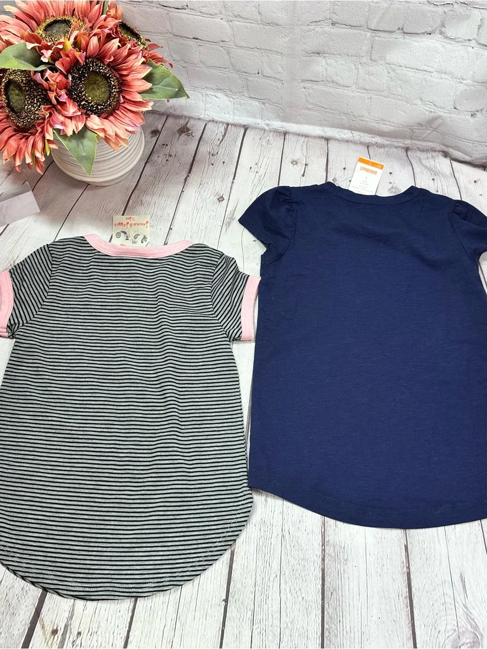 NWT 2pc Girls 5 tees short sleeve Top bundle gymboree jenna & jessie